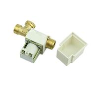 ROYJJ Électrovanne chaude 24 V pour solénoïde électrique pour eau et air N/C 1,27 cm normalement fermé chauffe-eau solaire