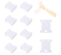 ROYJJ Enrouleur de fil avec bobines de fil à broder, carte pour la couture, le rangement, l'organiseur, l'enroulement, les plaies, la broderie