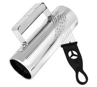 ROYJJ Instrument Guiro en métal Guira Shaker Percussions latines Instrument Guiro avec grattoir pour de superbes performances