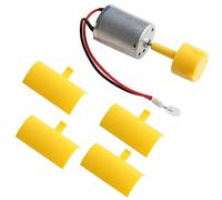 ROYJJ Kit de moteur d'éolienne avec ventilateur - Outil pédagogique - Axe vertical - Micro éolienne