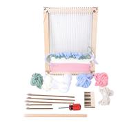 ROYJJ Kit de tissage de tapisserie utile fait à la main avec ficelle colorée pour enfants, jouets éducatifs pour apprendre à tisser une couverture pour adultes et enfants débutants
