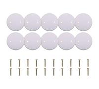 ROYJJ Lot de 10 caches ronds en plastique pour plafonnier, plaques de protection pour éclairage plat