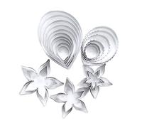 ROYJJ Lot de 23 outils de cuisson en forme de fleur en acier inoxydable