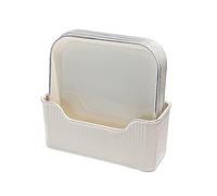 ROYJJ Lot de 6 plats pratiques en forme d'os en PET pour pique-nique, fête, plateau de service texturé pour jeunes adultes