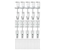 ROYJJ Lot de crochets muraux en métal à angles réglables en hauteur pour cadres photo, présentoirs décoratifs, crochet de suspension multifonction pour la maison