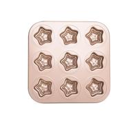 ROYJJ Moule à tarte innovant en forme d'étoile en acier au carbone pour la cuisson du pain