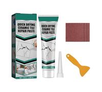 ROYJJ Pâtes de réparation de carrelage en céramique multi-usages à séchage rapide imperméables pour la maison, la salle de bain et les fissures au sol, meubles, toilettes, réparation de fissures