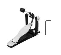 ROYJJ Pédale de grosse caisse avec double chaîne d'entraînement - Contrôle stable - Antidérapant - Pédale de tambour en métal pour tambours électroniques acoustiques