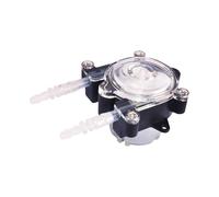 ROYJJ Petite pompe péristaltique 12 V avec fonction d'amorçage, vitesse réglable de 0,1 à 60 tr/min, pour dosage et titrage d'aquarium de laboratoire, micro pompe péristaltique