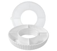 ROYJJ Plateau de collation pratique avec couvercle - Plateau fonctionnel pour séparateur de tasse - Plateau alimentaire