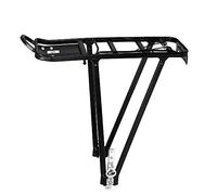 ROYJJ Porte-bagages en alliage d'aluminium pour vélo, étagère arrière de vélo, tige de selle, support de sac, outils d'installation en métal, pinces à papier, pinces à ressort, classeur