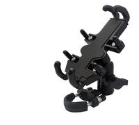 ROYJJ Support de téléphone rotatif pour guidon de moto, scooter - Doré