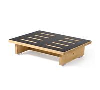 Roylvan Tabouret Marchepied pour Lits Hauts pour Adultes, Tabouret Marchepied Antidérapant avec Capacité de Charge de 440 Livres pour Personnes âgées Douche Cuisine, Couleur Tronche/Noir