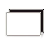 Royomal Tableau Blanc Magnétique, 40x30cm Tableau blanc effaçable, Tableau Effacable Mural, Tableau Blanc Magnétique A3 et Chevalet Portable Double Face, pour Dessiner à l'école et à la Maison