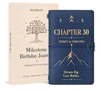 ROYOROYI 30th Birthday Journal Gift Set for Women, Chapter 30