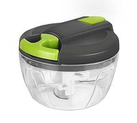 Royouzi Mini Hachoir, Coupe Oignon, Ail, Viande, Aliments pour Bébé, Fruit, Légumes - Acier Inoxydable 3 Lames