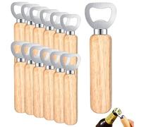 Royouzi Pièces Ouvre-Bouteilles, Ouvre-Bouteille, Ouvre-BièRe En Boi, PoignéE En Bois, Portable, Ouvre-Bouchon Couronne En Bois Naturel Pour La Maison, Le Pub, L'ExtéRieur, Les Hommes