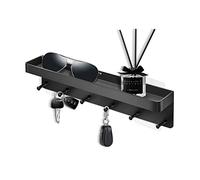 Royouzi Porte Clef Mural, Accroche Clé Murale à 6 Crochets, Range Courrier Mural, Boite a Clefs Murale Decorative pour Fangement des Clés et Courrier à l'entrée, Raccrocher Ustensiles de Cuisine