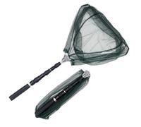 Roysmart Épuisette de pêche, 126cm Épuisette télescopique, Épuisette de pêche avec filet de pêche pliable, Filet de pêche en nylon durable, Pliable, Équipement de pêche pour enfants et adultes