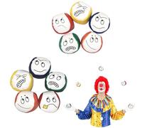 Roysmart Lot de 10 balles de jonglage pour débutants, balles de jonglage pour enfants, durables et douces, créatives et amusantes, balles de jonglage éducatives pour enfants et débutants