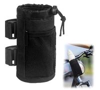 Roysmart Porte-bouteille de vélo - Porte-bouteille d'eau avec poche en filet - Pour VTT, vélos de route, fauteuils roulants