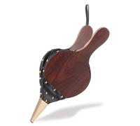 Roysmart Soufflet, clous décoratifs dorés, soufflet à main, soufflet en bois, soufflet en plastique, cheminée et barbecue pour barbecue, feu, soufflet de cuisine extérieure, 43 x 19 cm