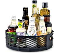 Roysmart Support à épices de cuisine, étagère à épices rotative, support rotatif en nid d'abeille, support de fruits, plateau rotatif, étagère à épices, étagère rotative pour buffet et armoire de