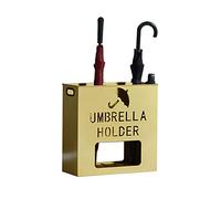 ROYUMI Porte Parapluie Grand Porte-Parapluie Design Évidé, Seau Parapluie avec Égouttoir, Contenir 22 Parapluies Parapluies Pliants, Porte-Cannes Porte-Cannes (Color : Gold)