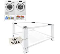 Royxen Piédestal à linge de 71,1 cm de large, ajustement universel, capacité de 317,5 kg, support de base de machine à laver, plate-forme de base robuste avec hauteur de 40,6 cm, nouveau modèle