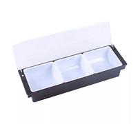 Royyalpa Station à pizza | Récipient à ingrédients, station de garniture à pizza, station de garniture, récipient à ingrédients en acier inoxydable, récipient d'accompagnement pour ingrédients