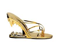Rozhuhro Femmes Tongs Sandales Compensées Mode Bout Ouvert À Lacets Talons Hauts Sandales Décontracté Confortable Robe De Soirée Chunky Talons Hauts Pompes Pantoufles