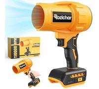 Rozlchar Souffleur de feuilles sans fil compatible avec les batteries DeWALT 20 V (sans batterie), souffleur turbo portatif à vitesse variable avec moteur sans balais, nettoyeur de poussière/neige