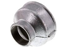 Rp 3'' x Rp 1 1/2'' Fonte zinguée Manchon rond 25 Bar