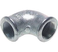 Rp 4'' Fonte zinguée Raccord coudé 90 degrés 25 Bar