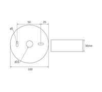 RP-Group RP-Group Lampe de sécurité LED ILDL423SC plafond système à lentilles Quantité:1