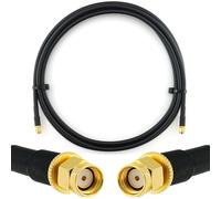 RP-SMA 2m Rallonge Antenne WiFi Cable Coaxial RPSMA Mâle à Male - câble d'extension HF240 (LMR 240 équivalent) etanche - pour Routeur WiFi Caméra IP Carte Réseau sans Fil Mini PCIE