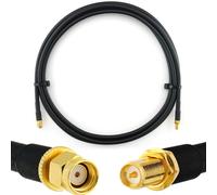 RP-SMA 3m Rallonge Antenne WiFi Cable Coaxial RPSMA Mâle à Femelle - câble d'extension HF240 (LMR 240 équivalent) etanche - pour Routeur WiFi Caméra IP Carte Réseau sans Fil Mini PCIE