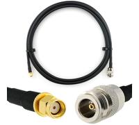 RP-SMA Mâle vers N Femelle 3m Rallonge Antenne WiFi Cable Coaxial - câble d'extension HF240 (LMR 240 équivalent) etanche - pour Routeur WiFi Caméra IP Carte Réseau sans Fil Mini PCIE