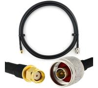 RP-SMA Mâle vers N Male 3m Rallonge Antenne WiFi Cable Coaxial - câble d'extension HF240 (LMR 240 équivalent) etanche - pour Routeur WiFi Caméra IP Carte Réseau sans Fil Mini PCIE