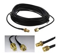 RP-SMA WiFi câble d'extension antenne routeur Standard RG174 Stable mâle femelle fil Coaxial ordinateur professionnel(10m)