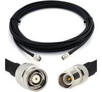 RP-TNC mâle vers RP-TNC femelle 5m Cable Coaxial - câble d'extension HF240 (LMR 240 équivalent) rallonge etanche - pour Routeur WIFI Radio Antenne LTE Amplificateur GSM 4G 5G 6G LTE Hotspot