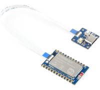 Rp2040-Ble Carte De Développement Kit Basé Sur Raspberry Pi Rp2040 Puce,Support Bluetooth 5.1 Double Mode,Comprend La Carte De Développement Rp2040-Ble+Carte D'Adaptateur Usb Type-C+Câble Fpc