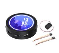 RP2350 Carte de développement LCD ronde de 4,7 cm, 360 × 360, couleur 65 K, design double cœur et double architecture, pour HMI, interface graphique LVGL et projets embarqués (version standard)