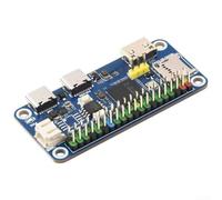 RP2350-PiZero Carte microcontrôleur avec architecture double cœur, support d'affichage DVI, esclave hôte USB, 5 broches GPIO, interfaces I2C, UART pour robotique et prototypage IoT