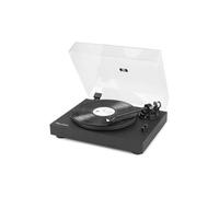 RP340 - Platine vinyle - Noir, plateau aluminium, pour 33 et 45 tours, sortie RCA, Pieds système anti-skating