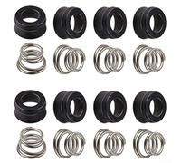 RP4993 Kit de réparation de robinet, lot de 8 sièges et ressorts pour robinets à deux poignées, pièces de rechange de valve en caoutchouc pour réparer les fuites dans l'évier de la cuisine et de la