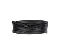 RPAEOY Ceinture Femme Large Courroie Velcro en Cuir Élastique Rétro Ceintures de Taille pour Robes Manteaux Pardessus FêTe Jupe Tenue Quotidienne (Noir)