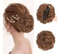 RPAEOY Chignon Synthétique Messy Bun Postiche Cheveux Naturel Clip Extension Coiffure Rapide Volumisant Élégant