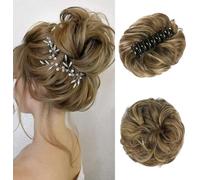 RPAEOY Chignon Synthétique Messy Bun Postiche Cheveux Naturel Clip Extension Coiffure Rapide Volumisant Élégant
