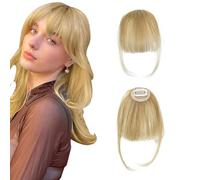 RPAEOY Frange Cheveux Naturels Clip Postiche Franges Frontales Légères Aspect Naturel Coiffure Changement Rapide